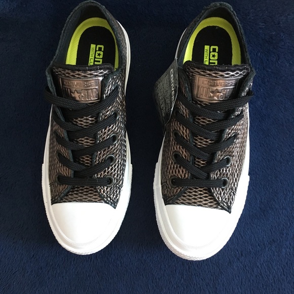 RARE Converse CTAS Chuck Taylor II OX Metallic 👟 - Picture 1 of 8